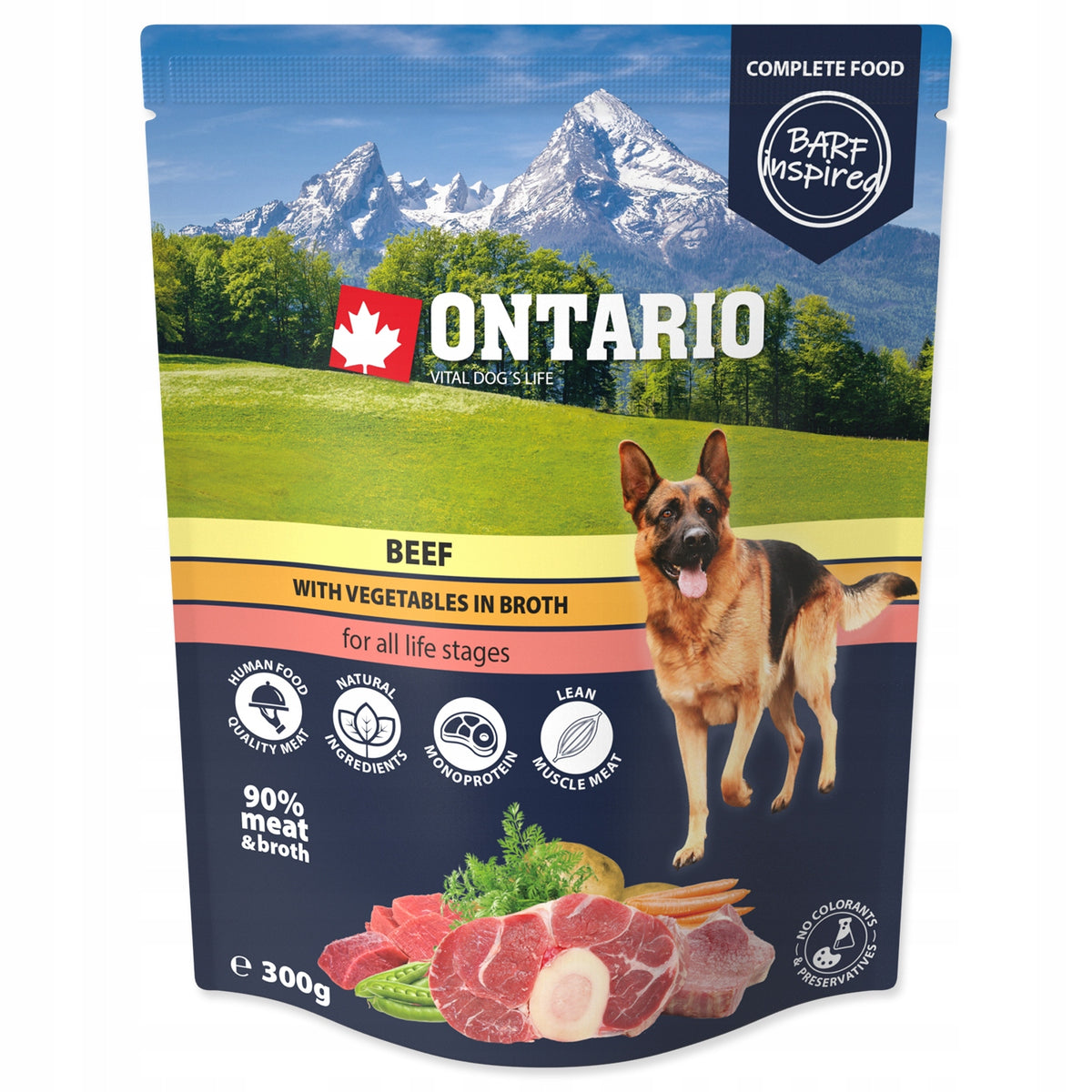 Ontario Beef Sachet with Vegetables 300g