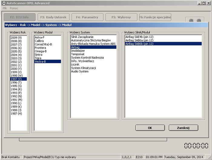 Opel Scanner USB interface (1987-2005) with license EAN (GTIN) 5904730104739