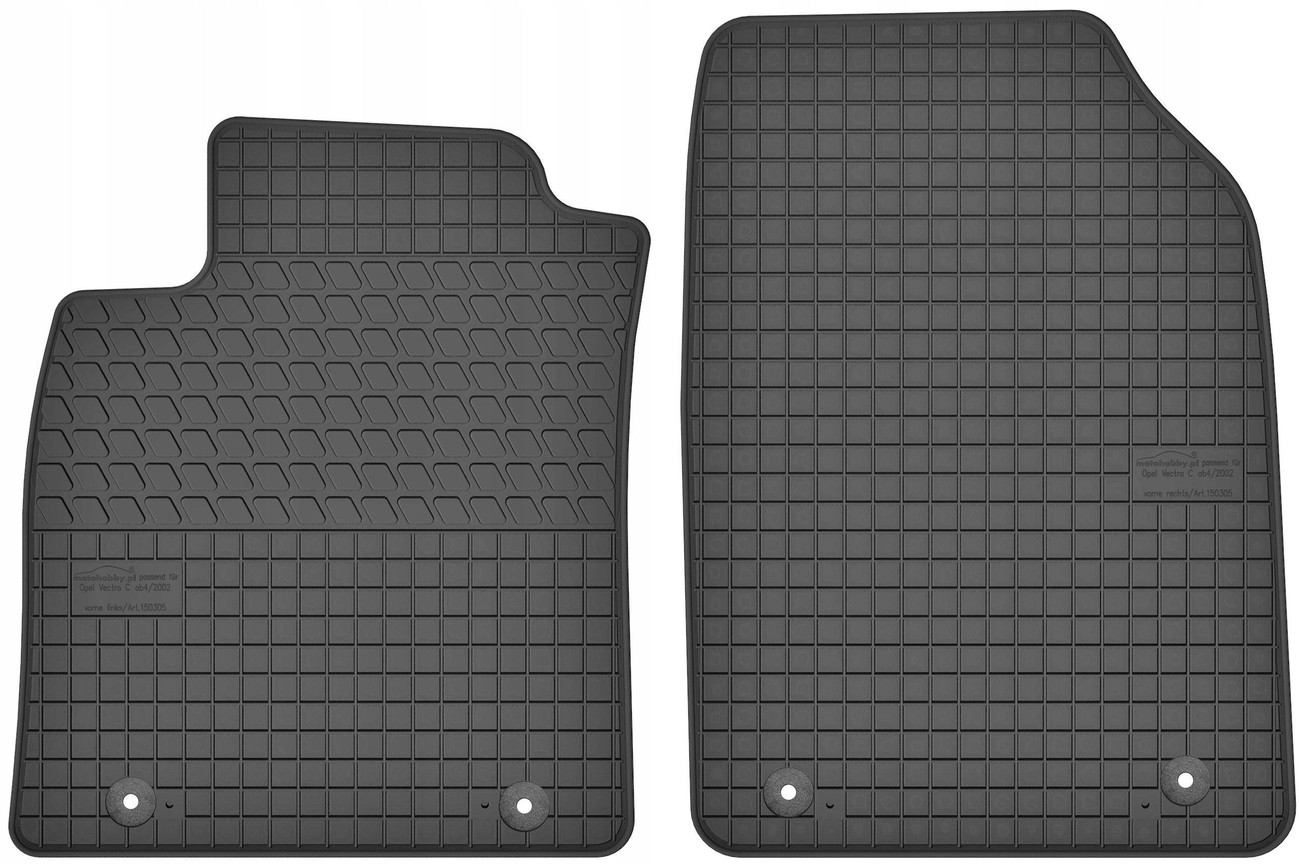 Opel Signum 03-08 RUBBER MATS FRONT DEDICATED