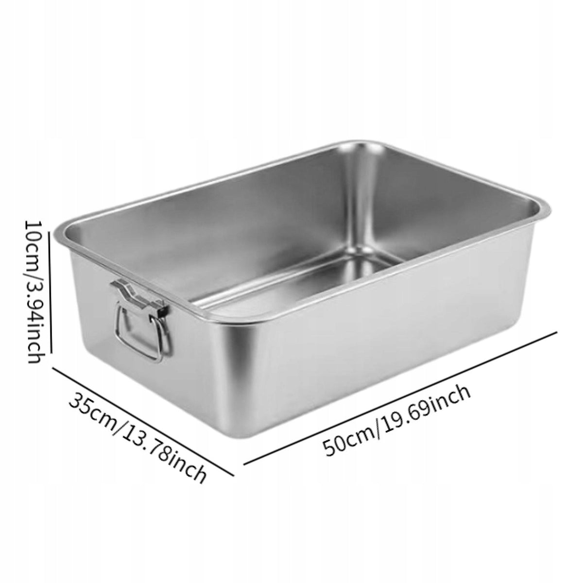 Open Cat Litter Box, Cat Litter Box for Small And Large Cats, Portable L Packaging status original