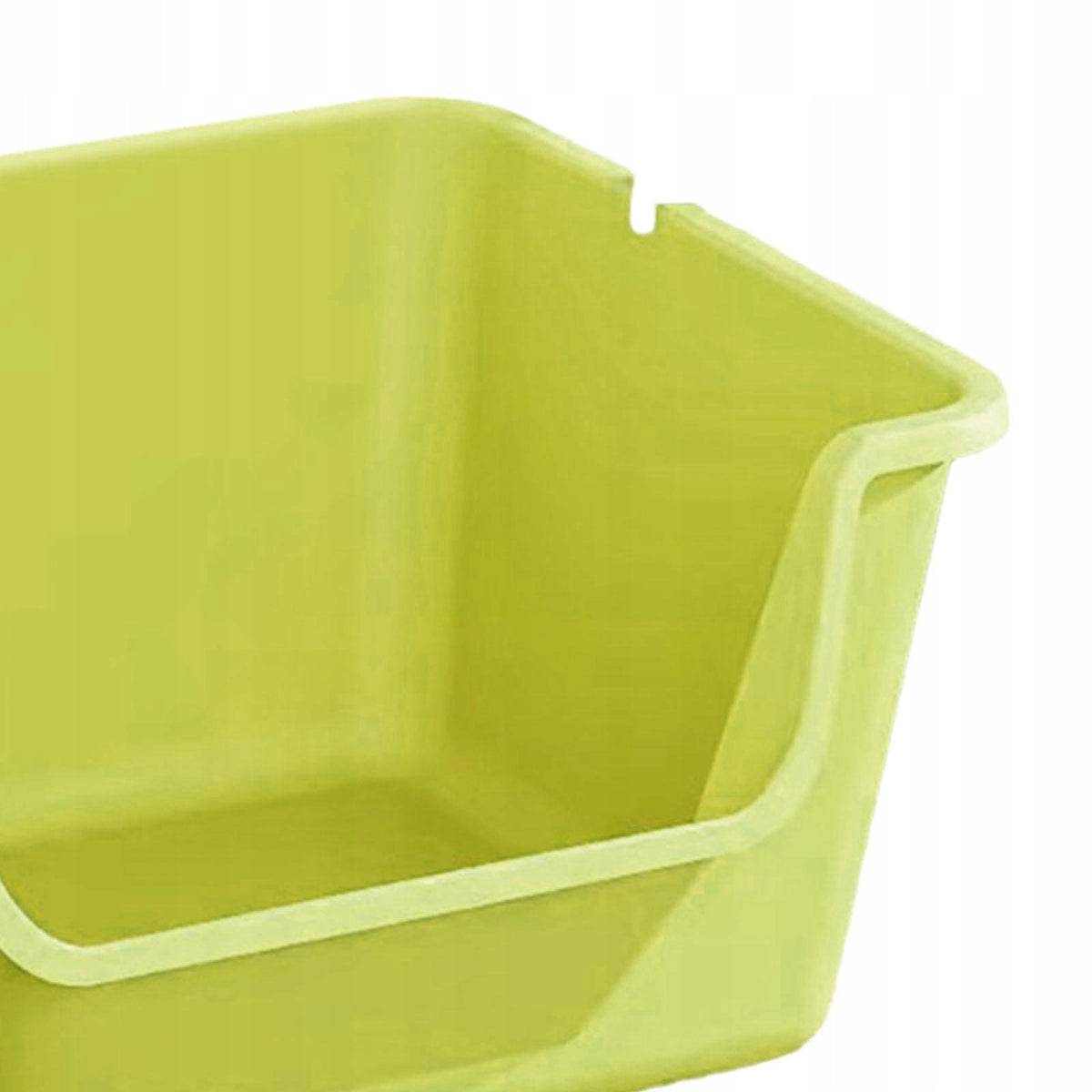 Open Cat Litter Box Portable Anti Splashing Cat Litter Basin Cat green Packaging status original