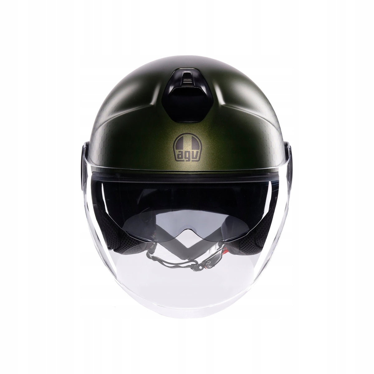 Open Helmet AGV Eteres Andorra Green/Black Mat M Size M