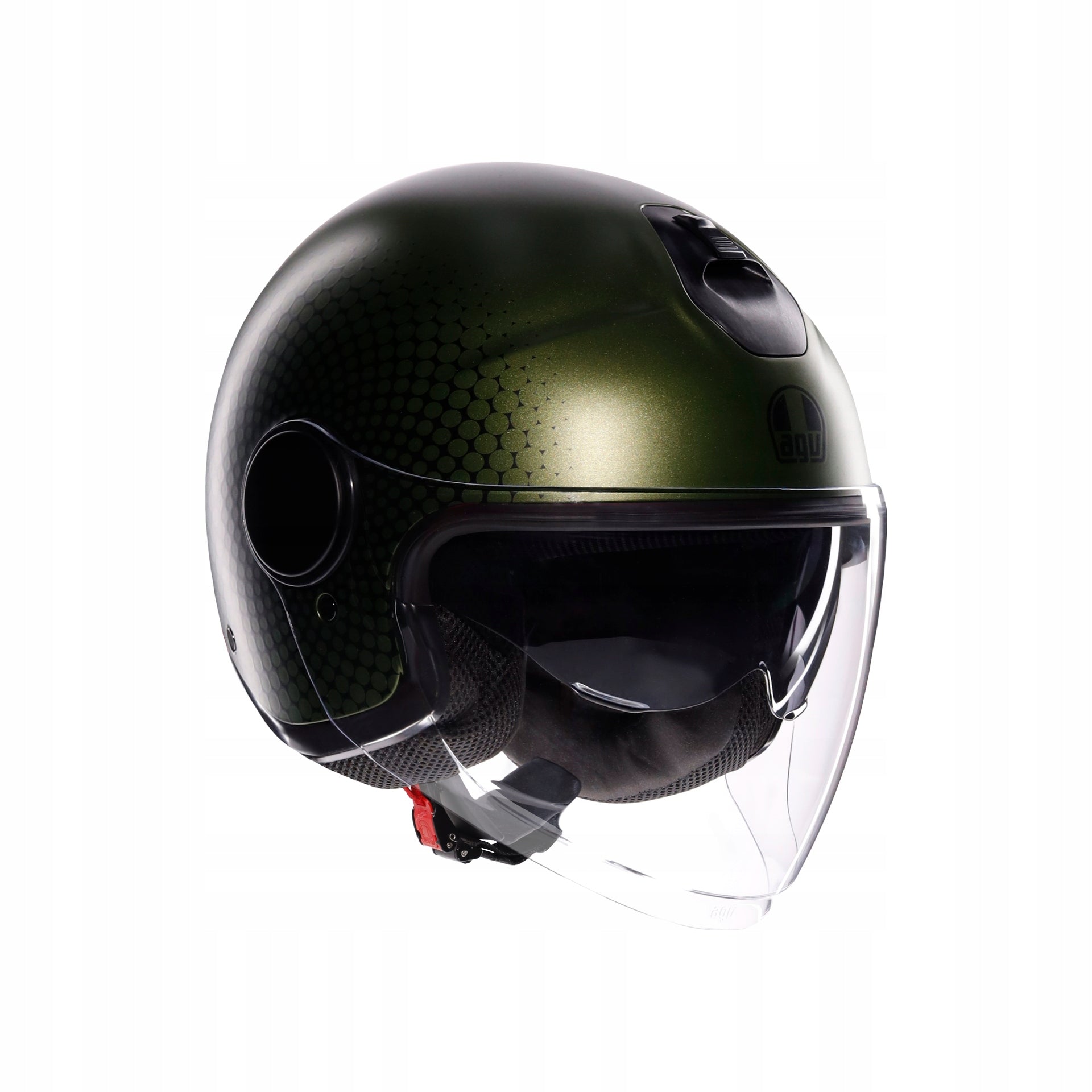 Open Helmet AGV Eteres Andorra Green/Black Mat M