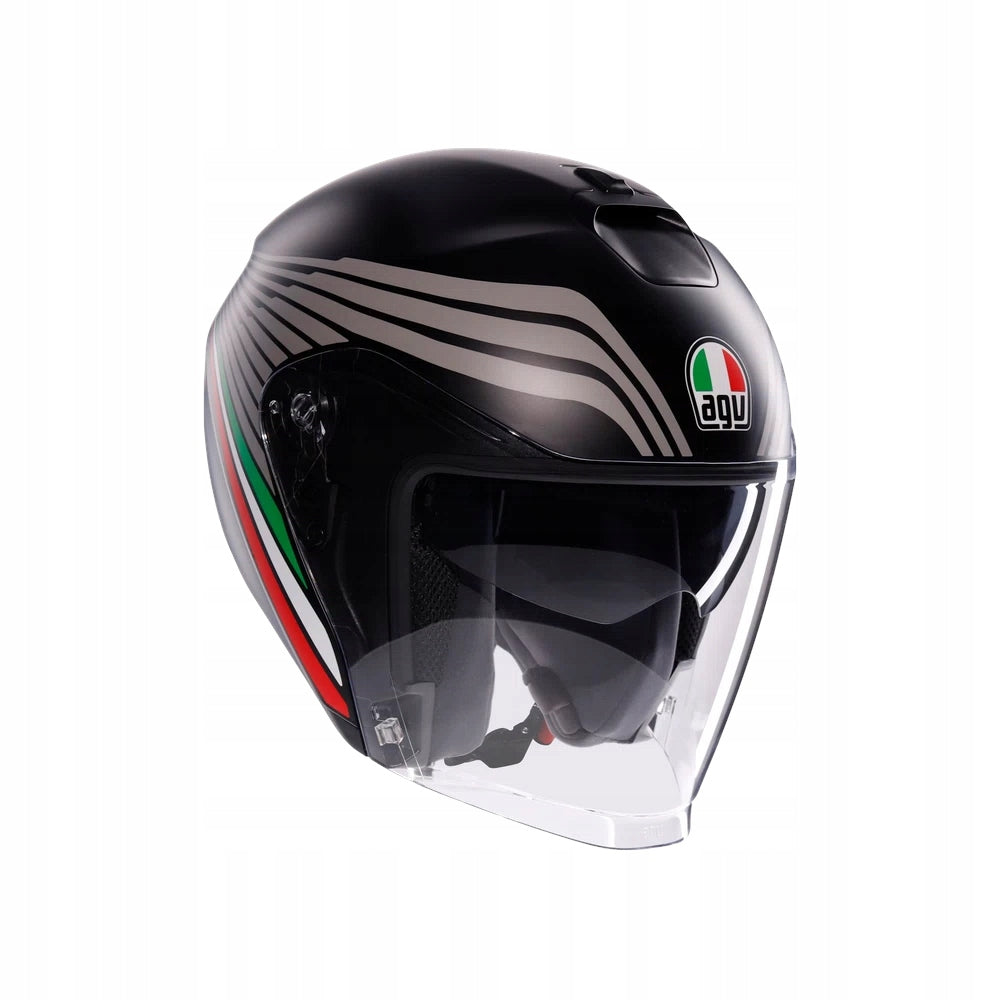 Open Helmet AGV Irides Bologna Matt Black/Tricolore S