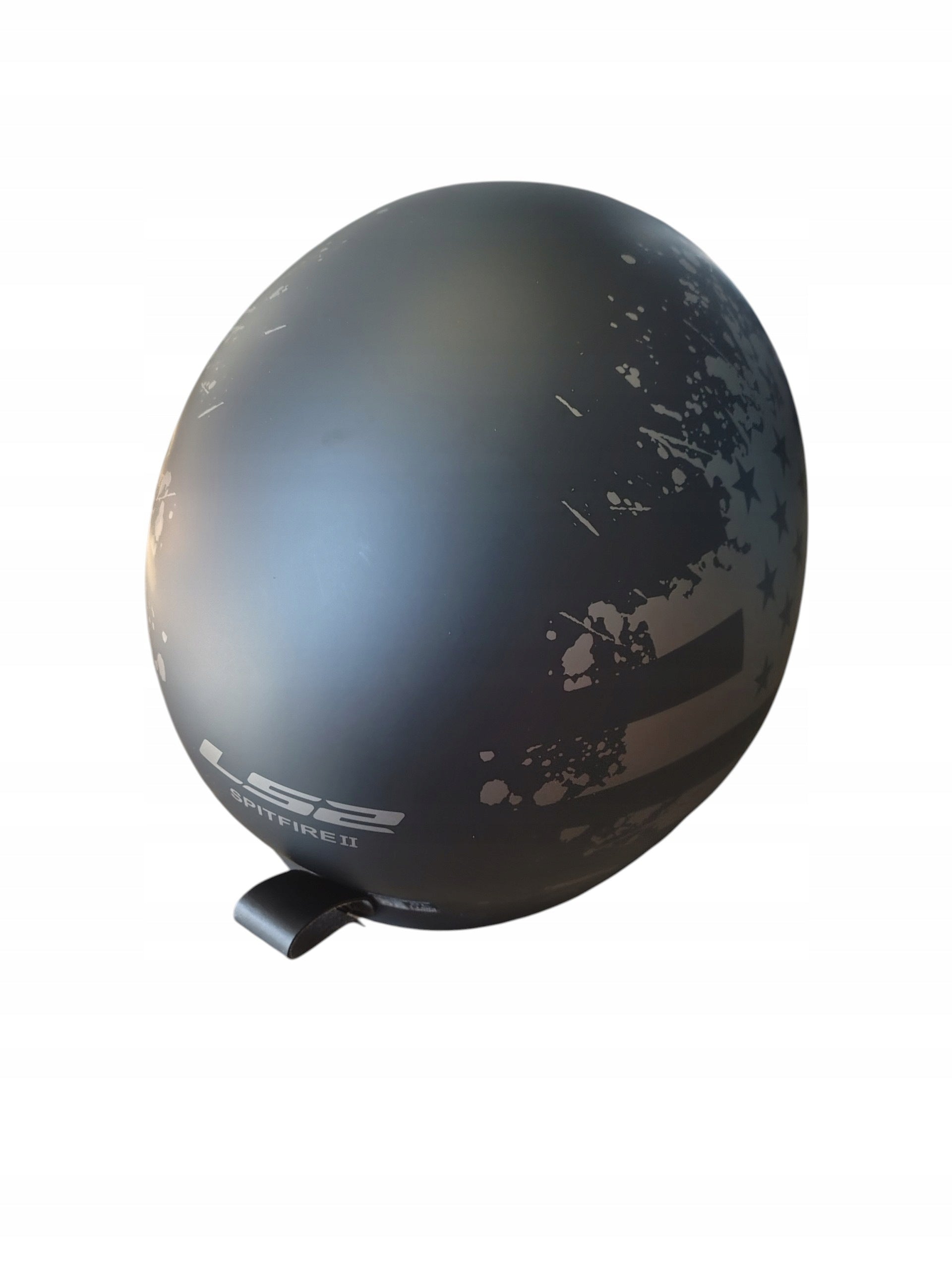 Open Helmet LS2 OF599 Spitfire 2 Mat Black Flag-06 XL Manufacturer LS2