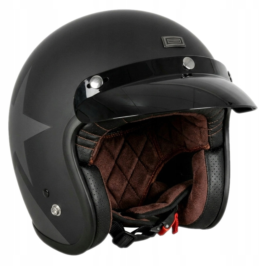 Open Helmet Origine Primo Star Titanium Matt Black S