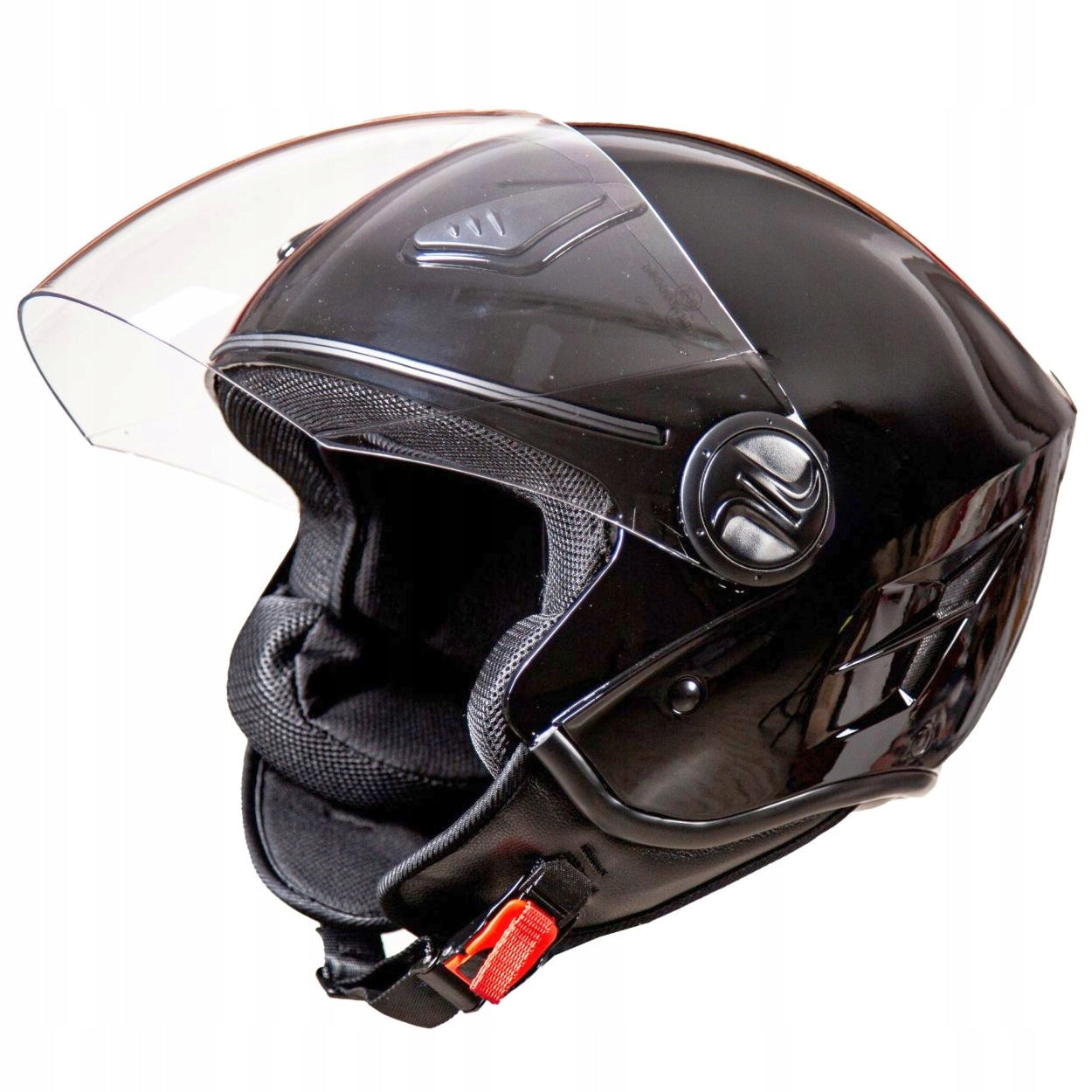Open Helmet TORQ-202 M Black Gloss |ECE 22.06|Moped Scooter Motorcycle