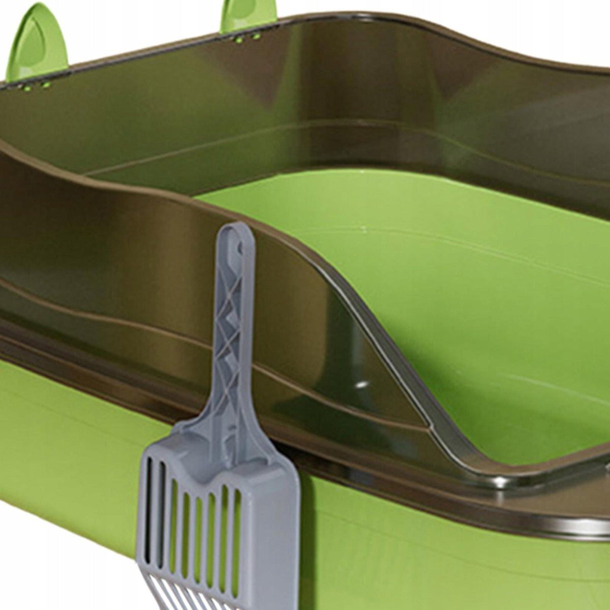 Open Litter Box Easy Carry Cat Litter Container Cat Toilet Bedpan green Manufacturer code 06164066979
