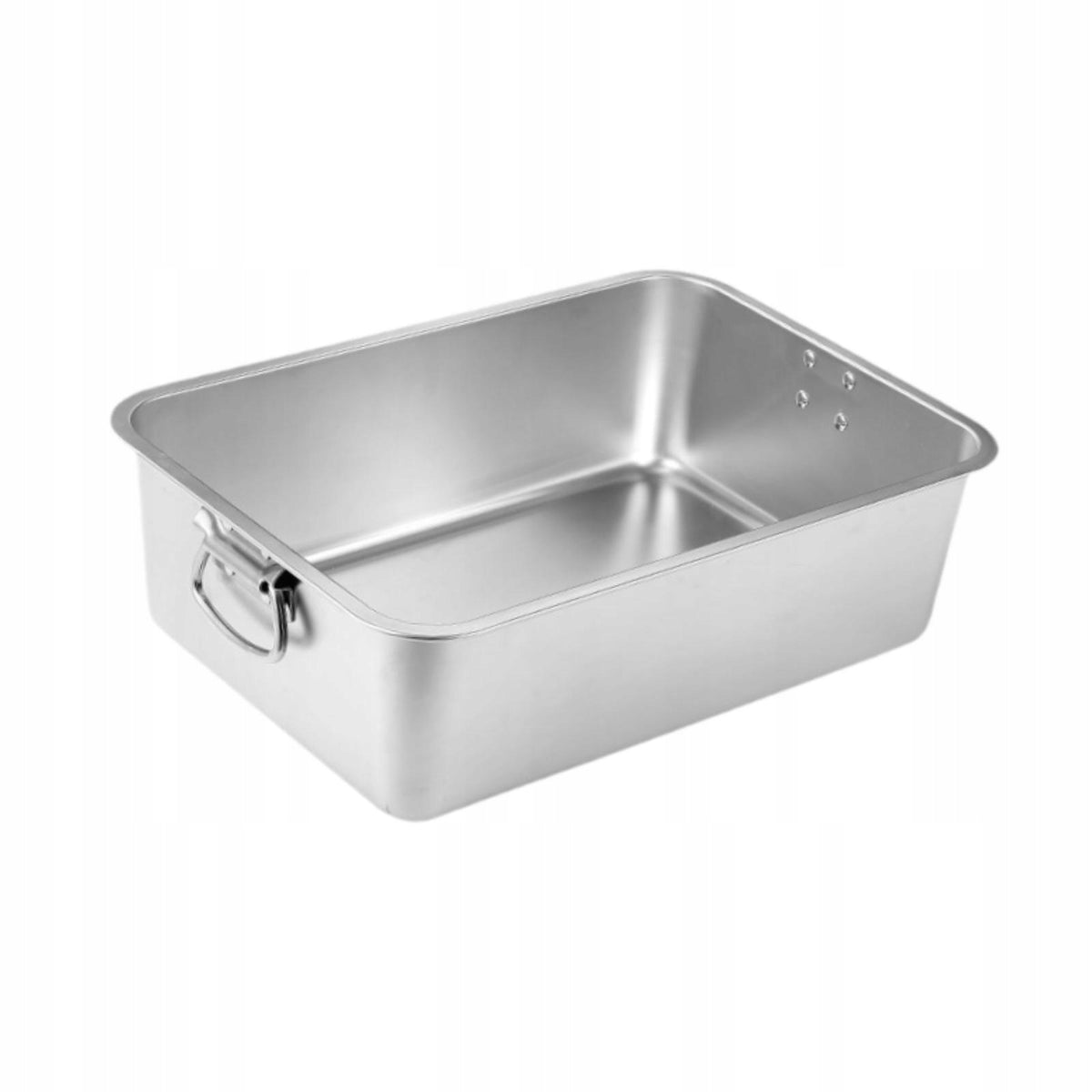 Open Litter Box Stainless Steel Splashproof Non Stick Pet Bedpan Portable S Packaging status original