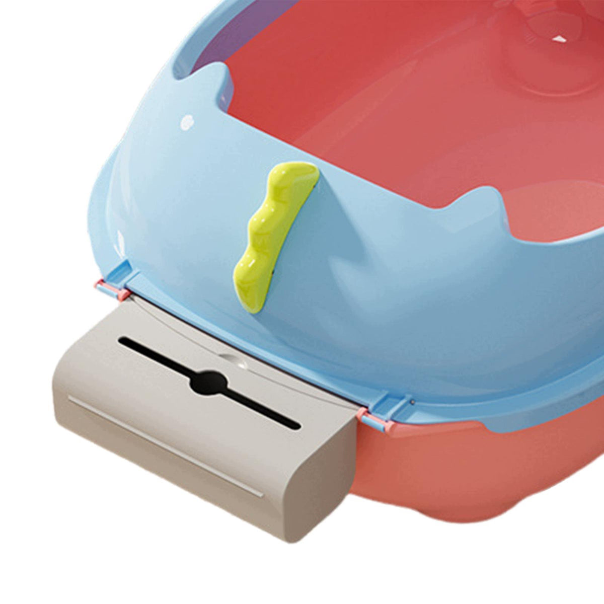 Open Top Cat Bedpan with Scooper Large Pans Easy Pink Base 50X35X20CM Packaging status original