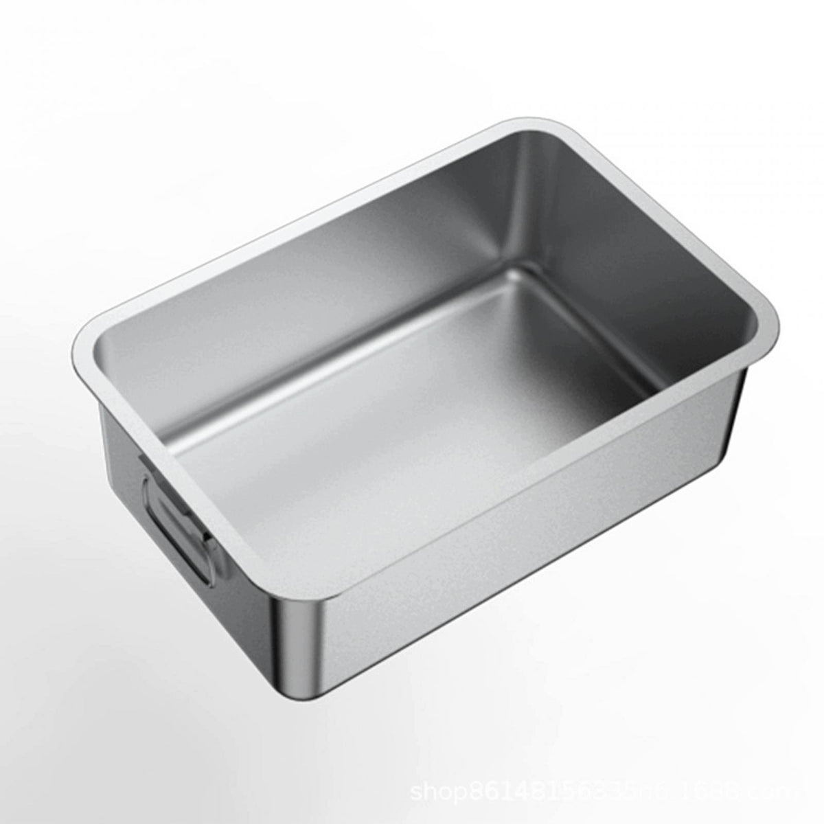 Open Top Cat Litter Box Stainless Steel Strong Anti 60cmx40cmx20cm Packaging status original
