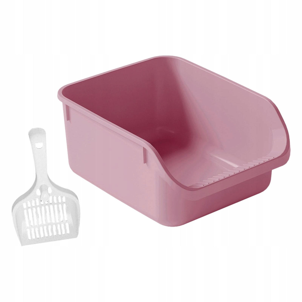 Open Top Cat Litter Case Bedpan Cat Litter Container Semi Enclosed pink Manufacturer code 14164067034