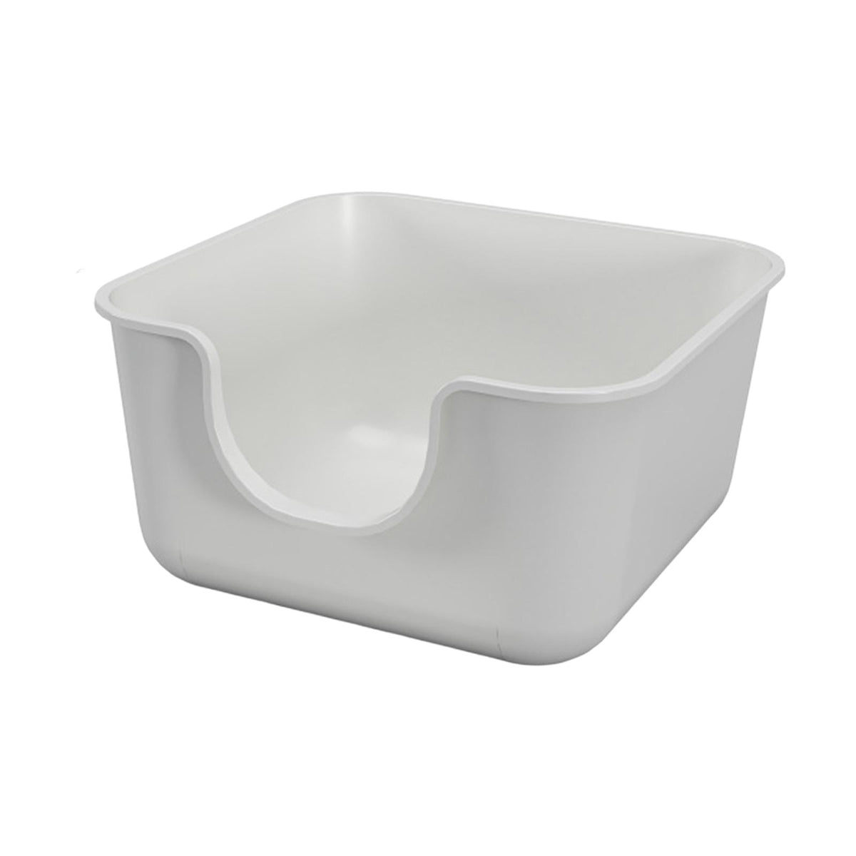 Open Top Cats Litter Box Litter Pans Rabbit Cage Accessories Pet White Manufacturer code 14164058406