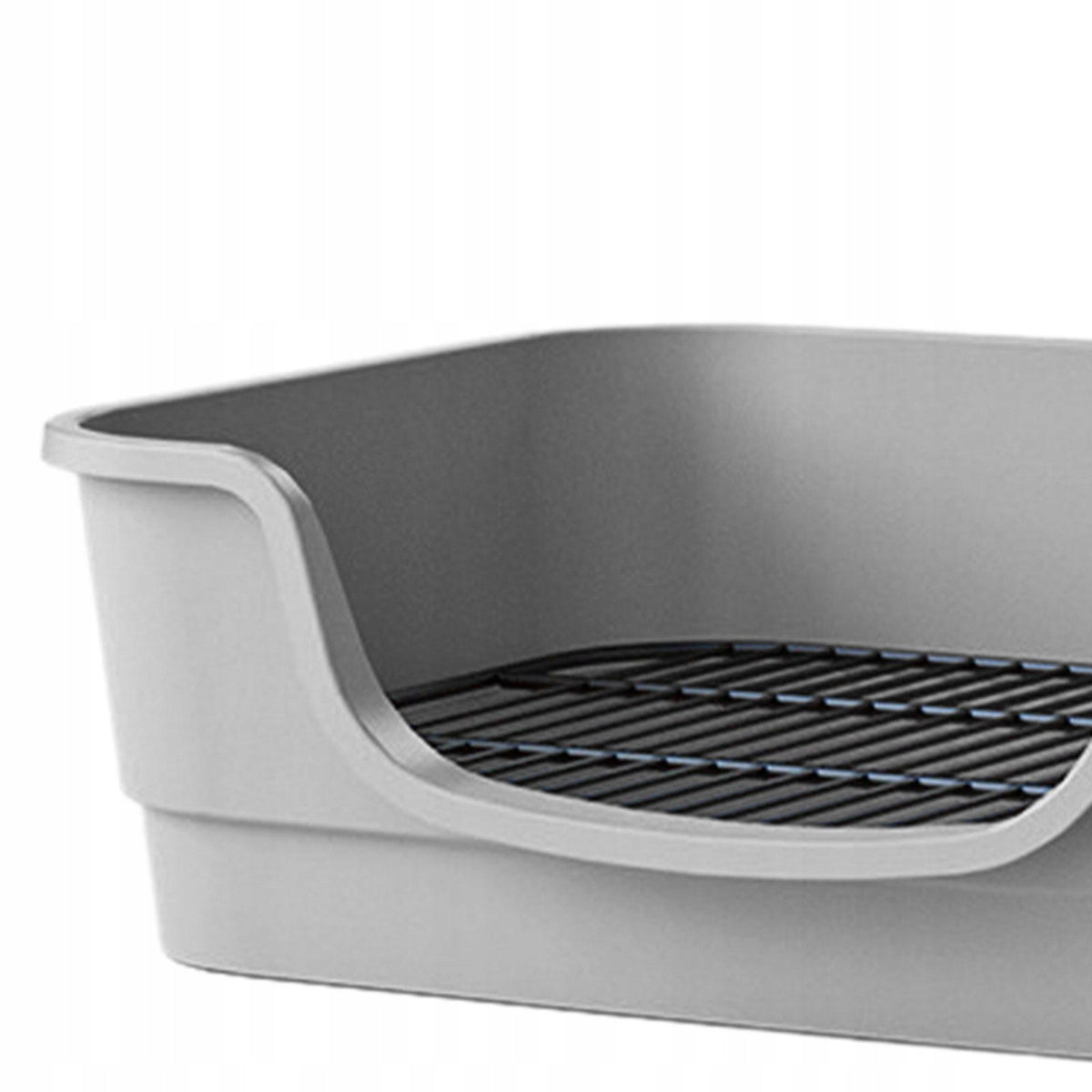 Open Top Pet Litter Box Cats Toilet Sandbox Extra Large Jumbo Litter grey Manufacturer code 08764076005