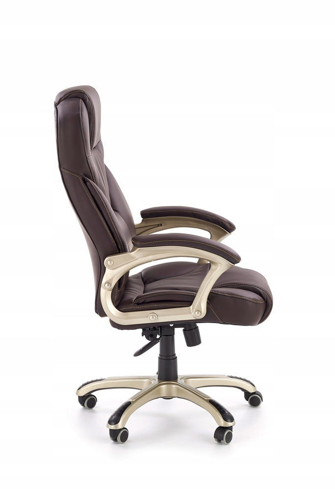 Open armchair DESMOND swivel chair c.brown Brand Halmar