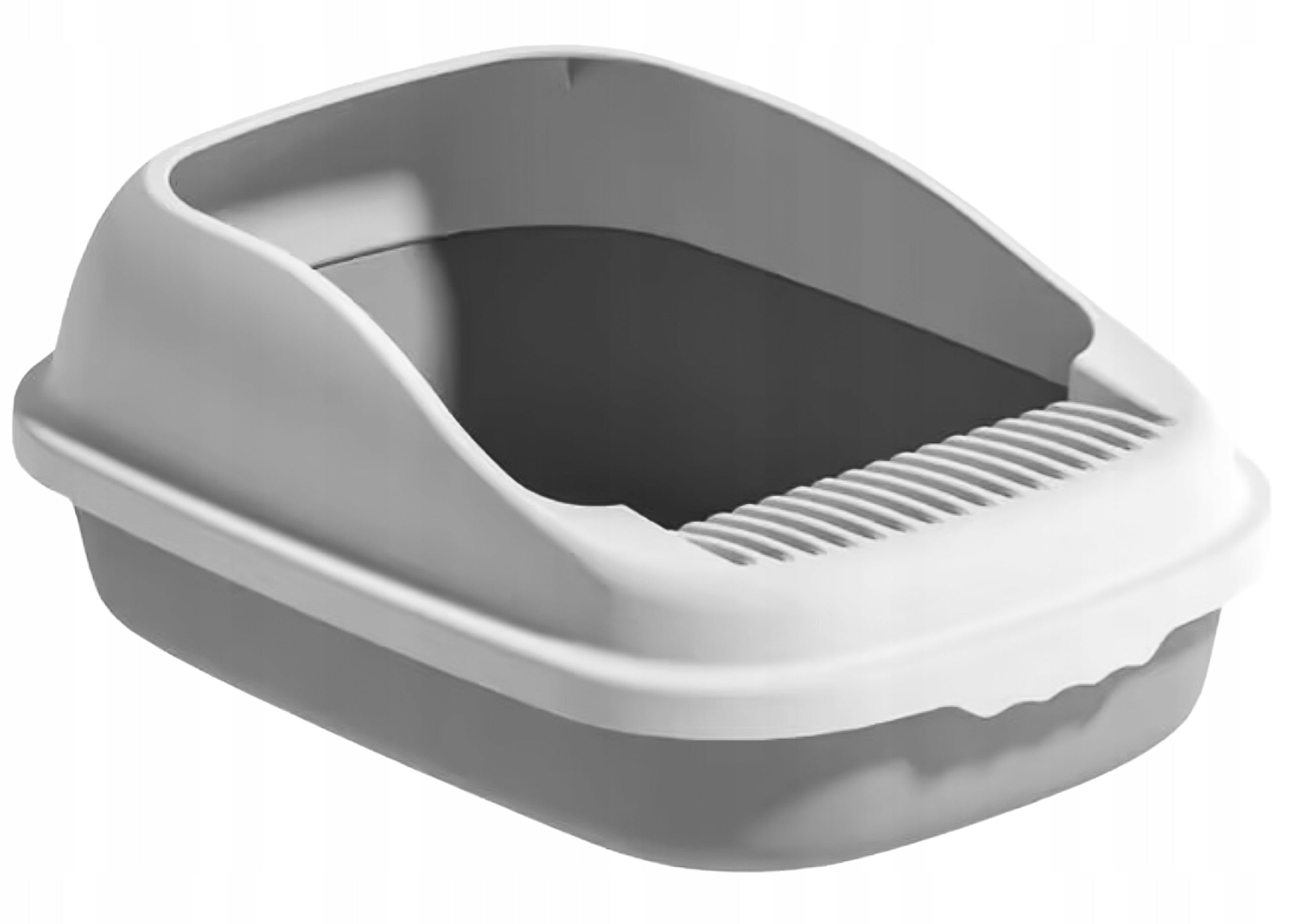 Open cat litter box with spatula 47x32x18 cm WERDANO PETS Length 47 cm