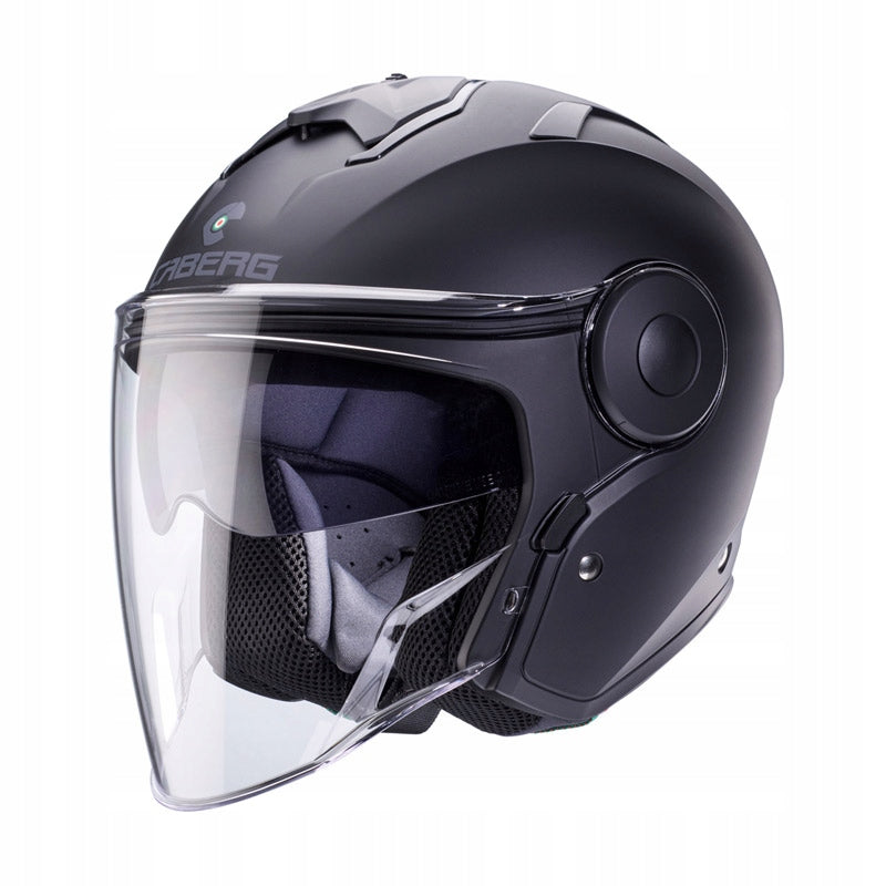Open helmet CABERG SOHO black/matte ros. M