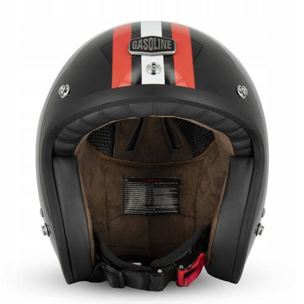 Open helmet GASOLINE S250 Cafe Racer black/white/red r. S Manufacturer no brand
