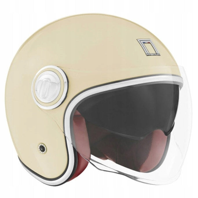 Open helmet NOX PREMIUM HERITAGE cream ros. S
