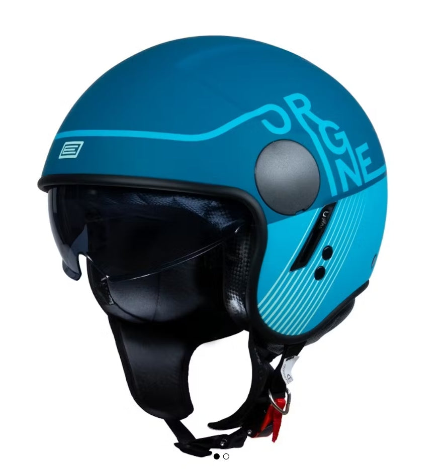 Open helmet Origine Sierra Snatch blue matt Manufacturer Origine