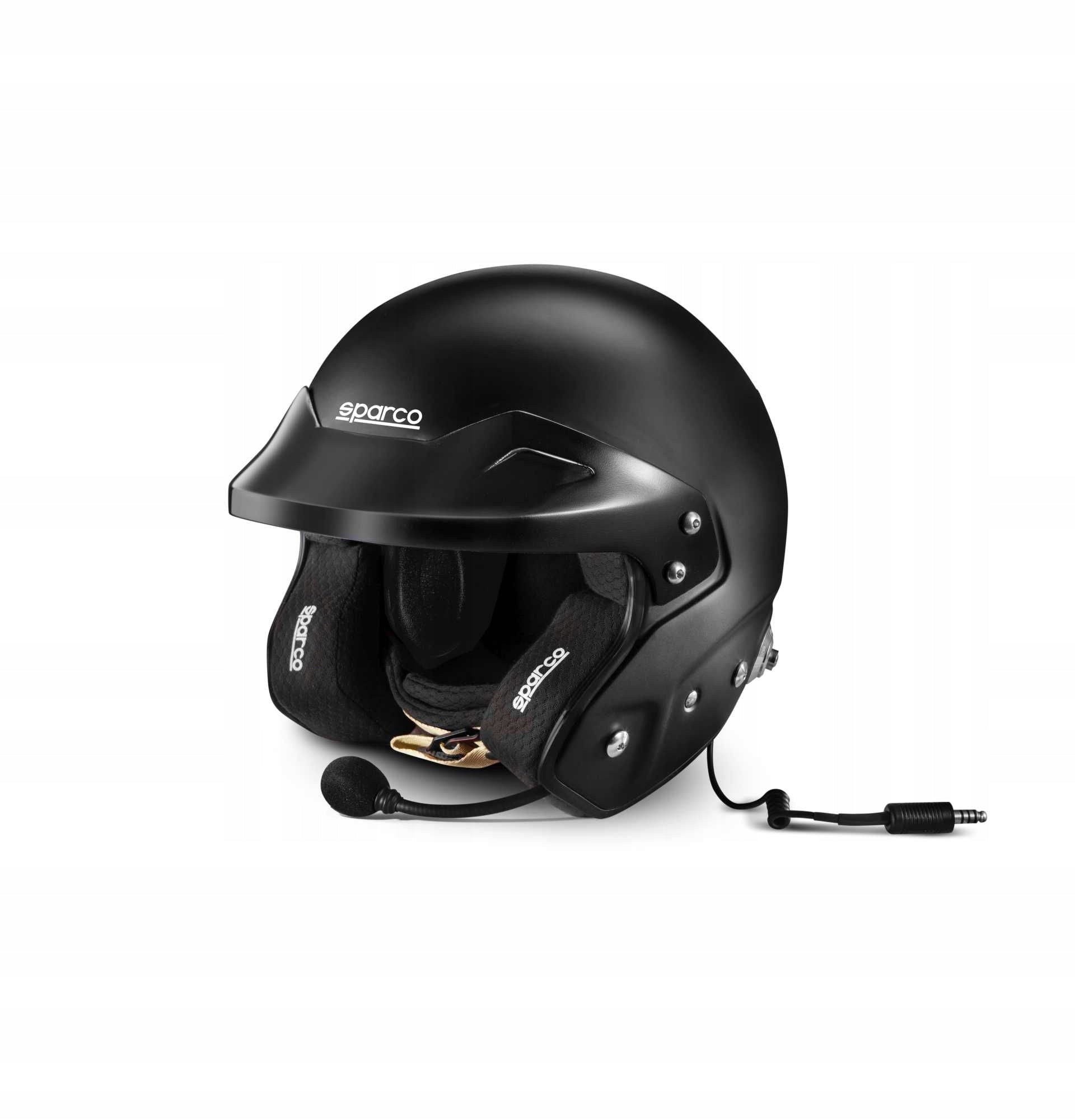 Open helmet SPARCO RJ-I 2022 FIA 8859-2015 black size. L