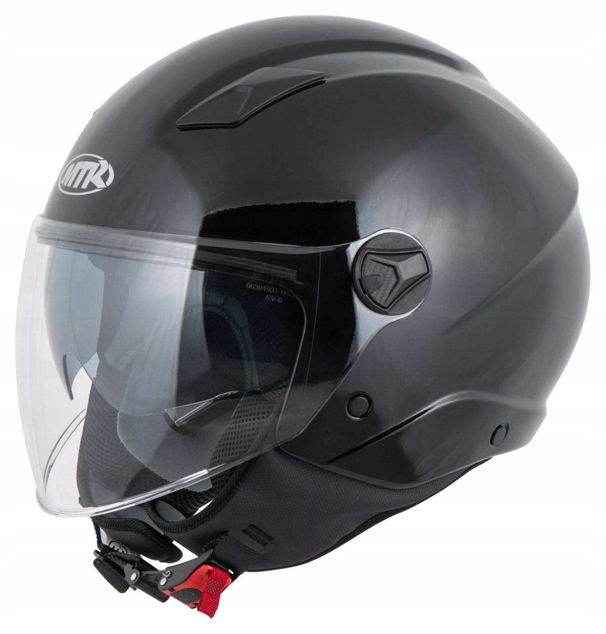 Open helmet with glass MTR Demi-Jet 8 XXL (62) blenda scooter chopper black Size XXL
