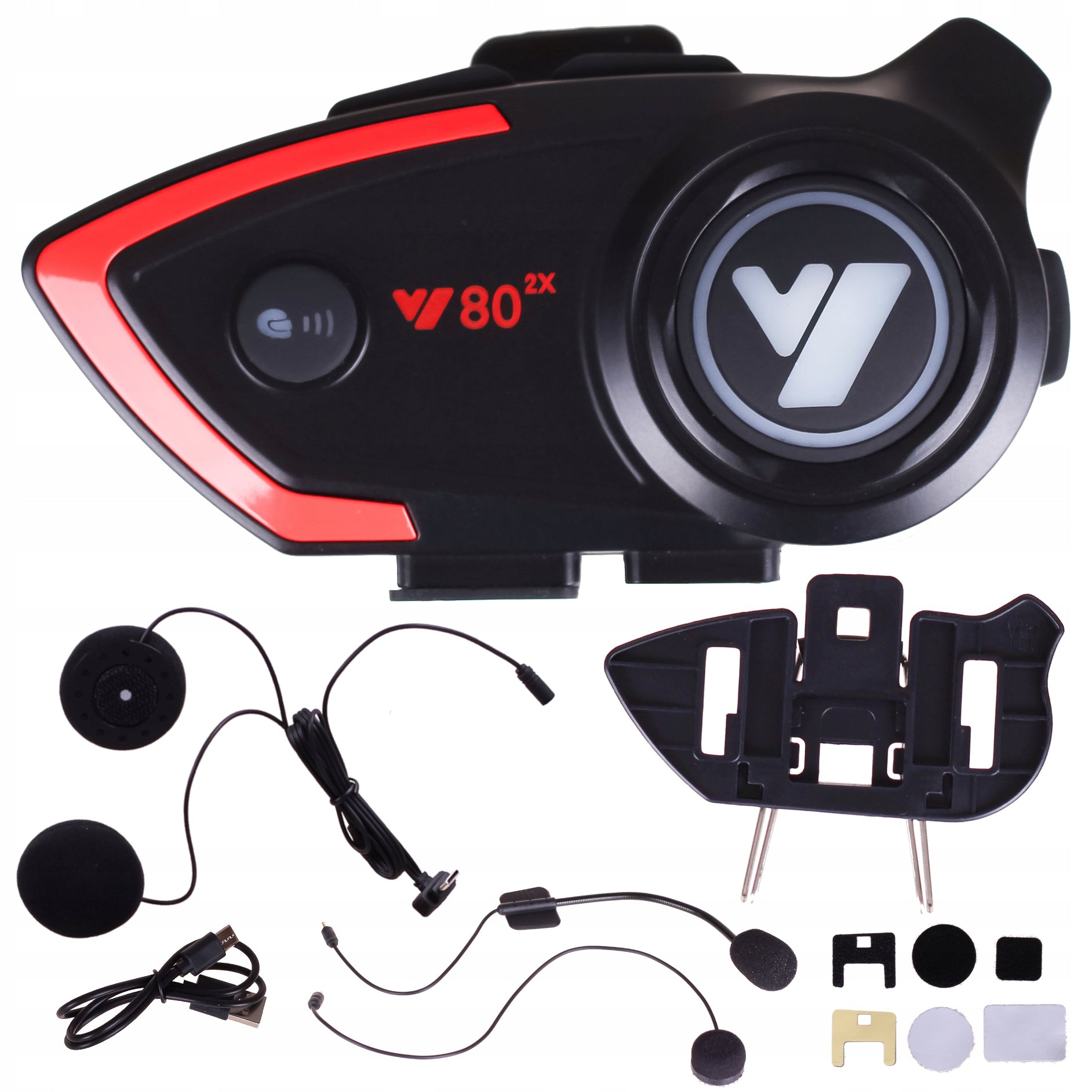 Open motorcycle helmet AWINA black glass blend + INTERCOM BLUETOOTH EAN (GTIN) 5904954318752