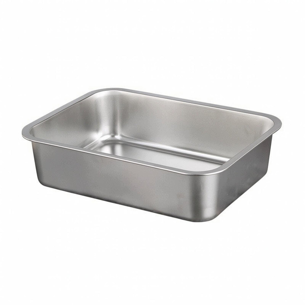 Openopen Entry Cat Box Simple to Clean Stainless Metal 60x40x15cm Standard