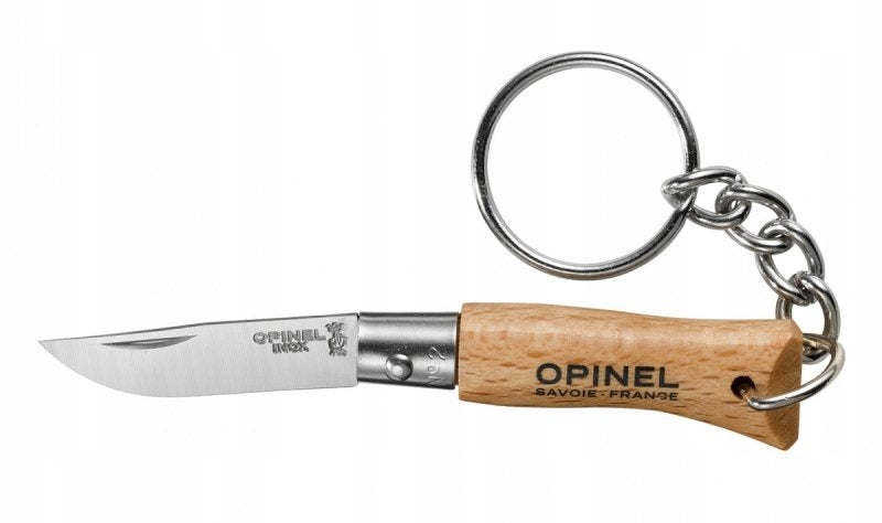 Opinel No. 02 Stainless Steel Folding Knife Keychain - 000065