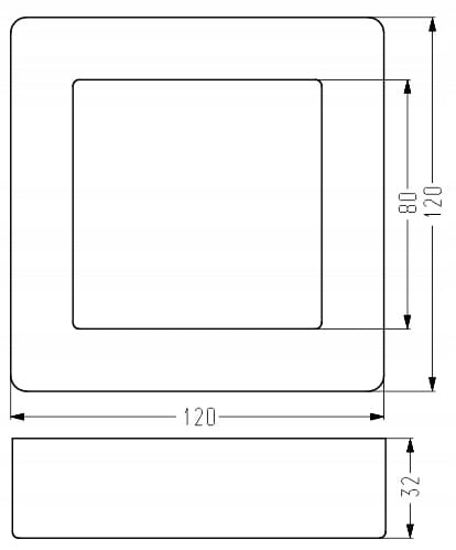 Candellux Einbauleuchte, SPN-08 
