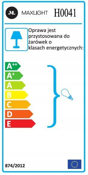 Lampe Maxlight Fine Kollektion Chrom 1xGU10 9,5x9,5 cm H0041 