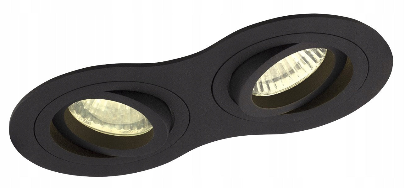 Lampe Maxlight Signal Kollektion schwarz 9x17cm 2xGU10 H0087 