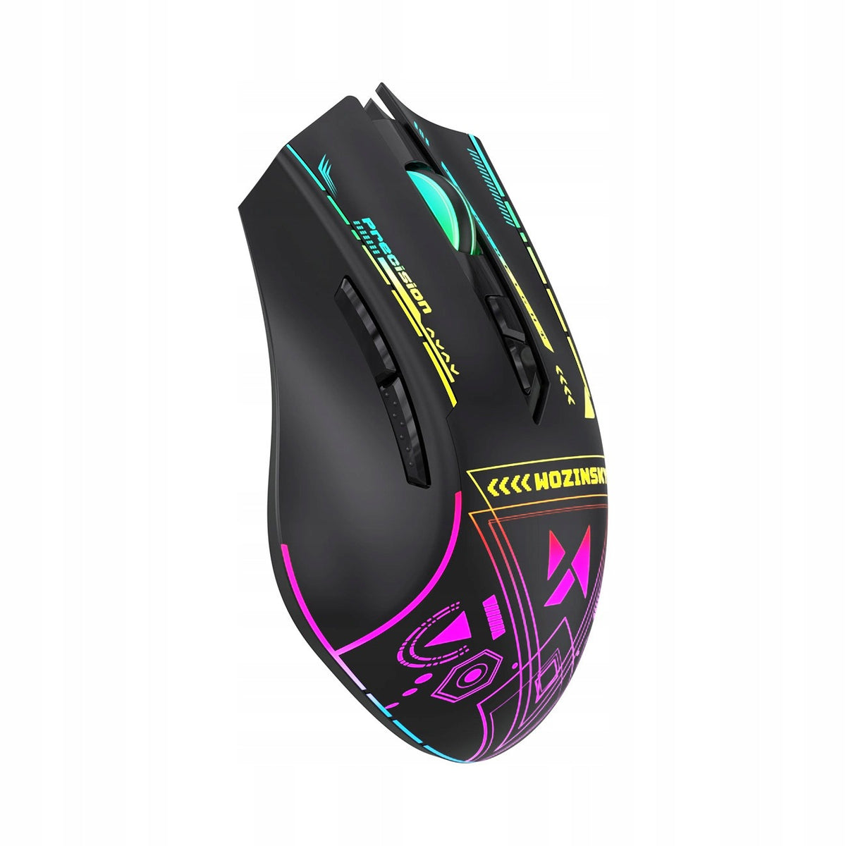 Optical Wireless Gaming Mouse with RGB 3200 Battery Lighting