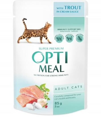 Optimeal Adult Cat Trout 85g