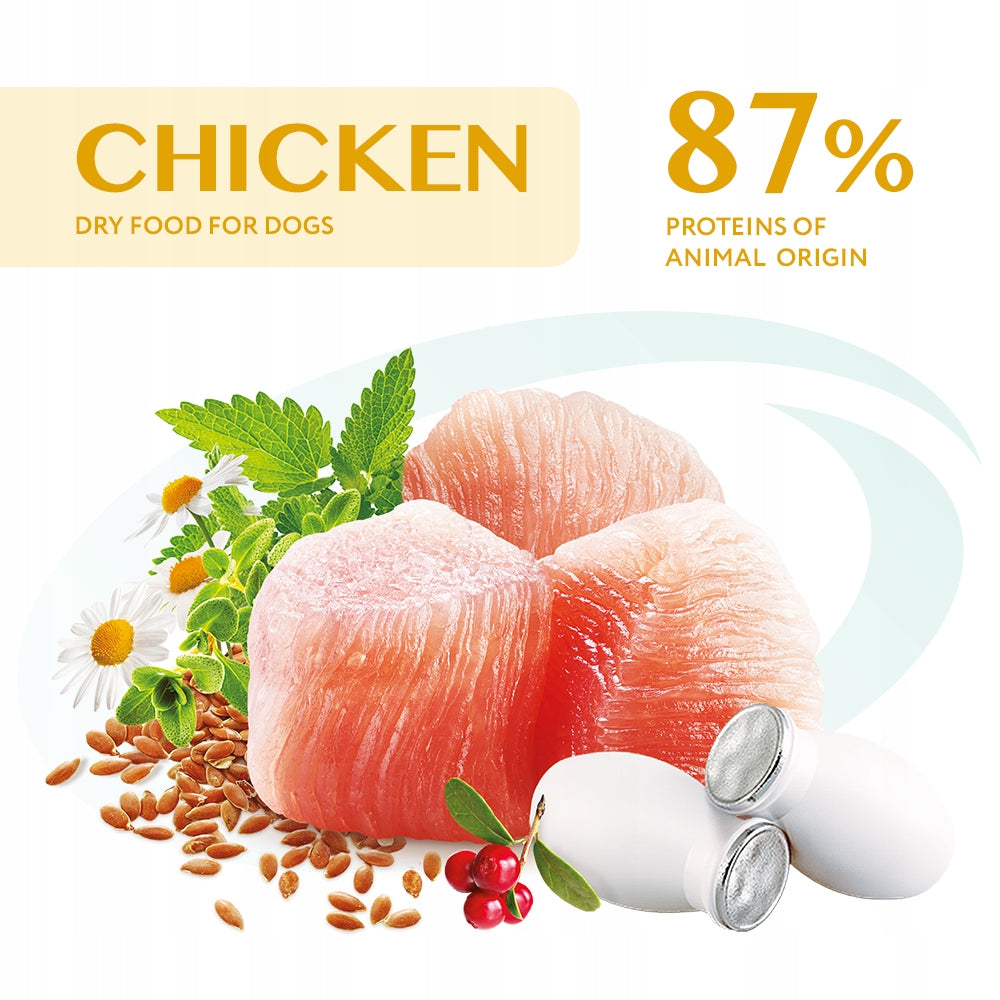 Optimeal Adult Dog Dry Food Chicken for Large Breed 12kg Manufacturer code 4820083905544