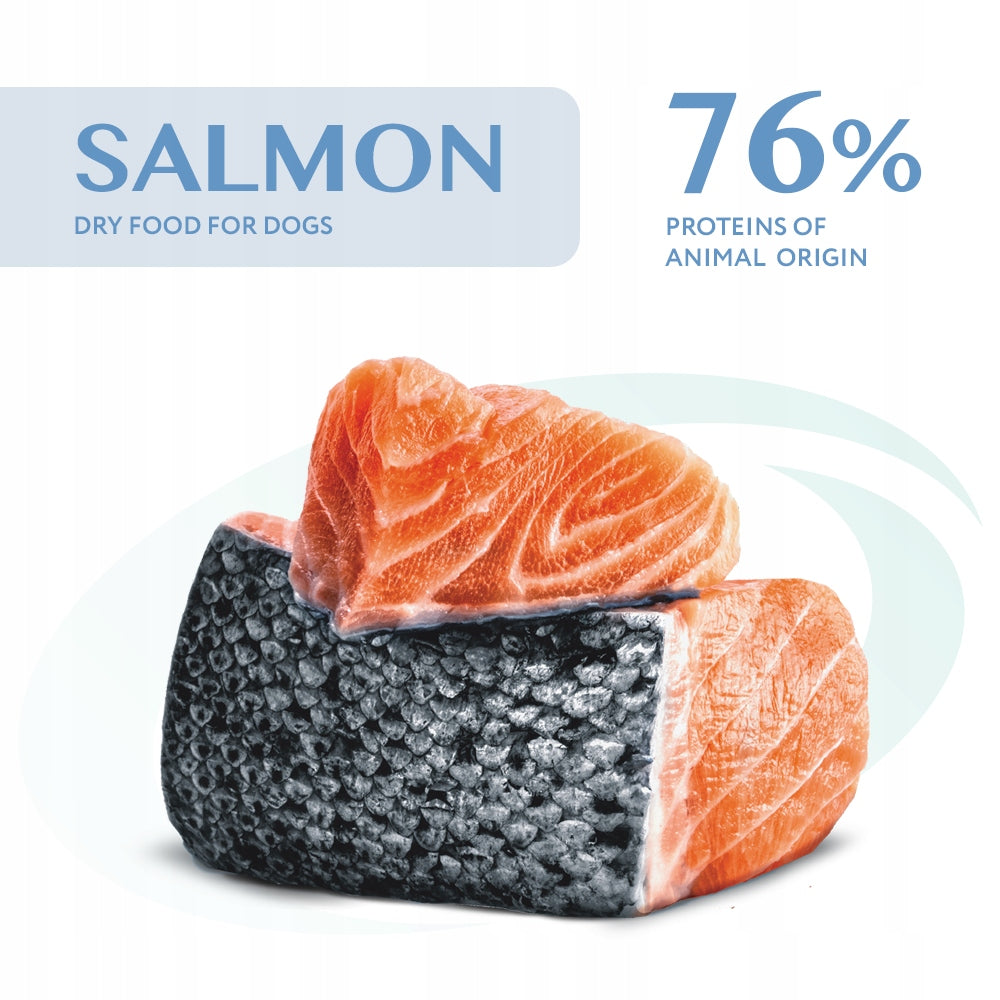 Optimeal Adult Dog Dry Food Salmon for Medium and Large breed 4kg Manufacturer code 4820215365932