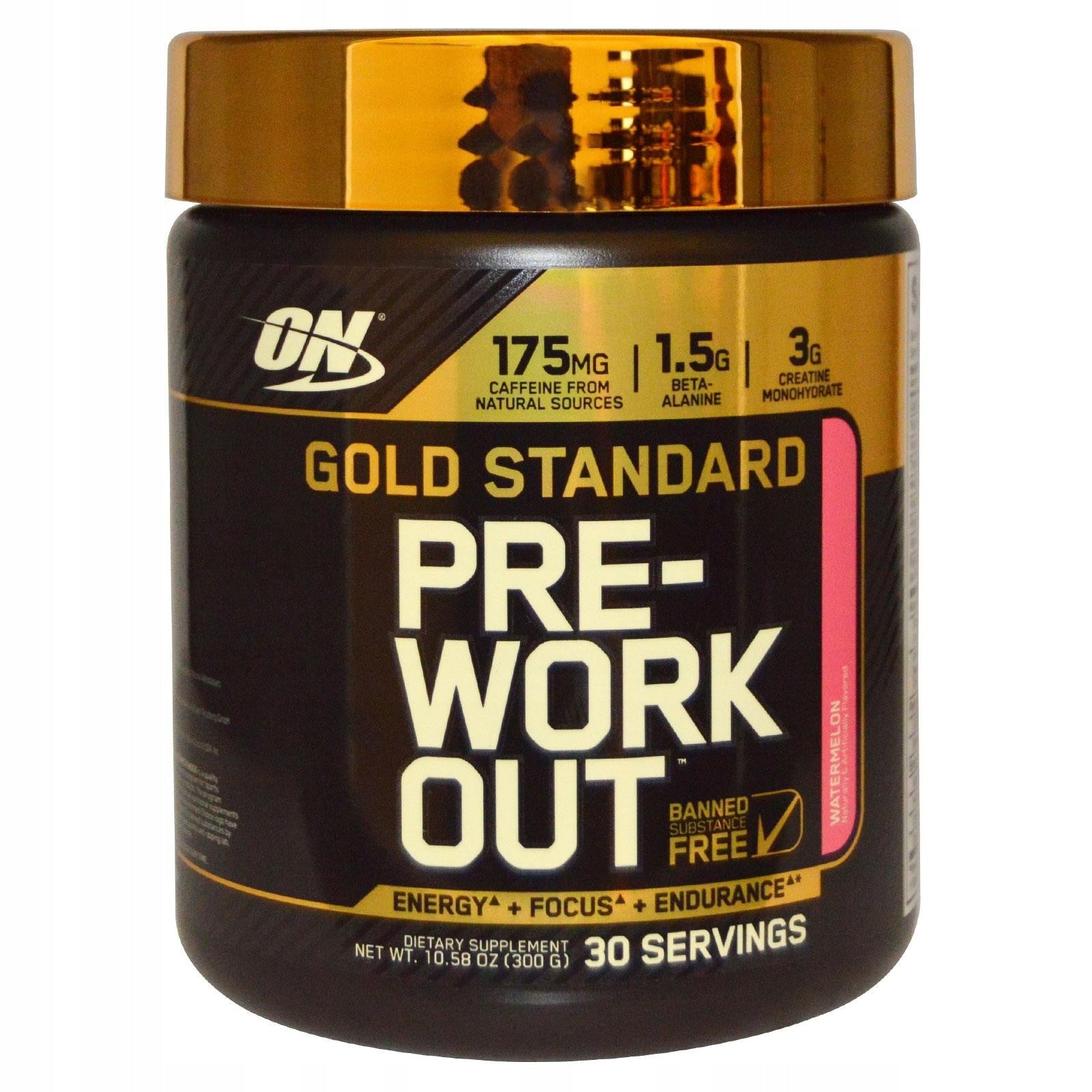 Optimum Gold Standard Pre Workout 330g MEGA PUMP Pre-workout Apple Expiration date not specified