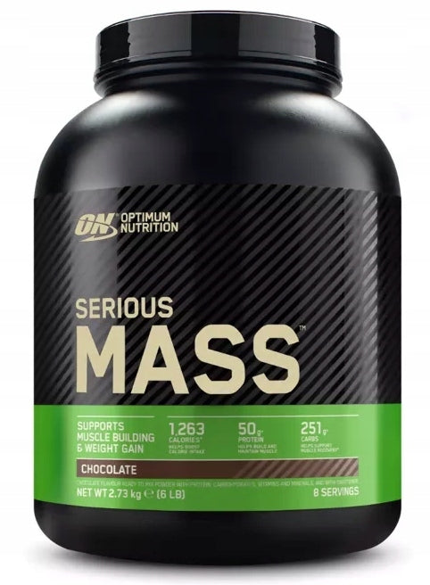 Optimum Nutrition SERIOUS MASS 2730g GAINER MASS STRENGTH MUSCLE Chocolate