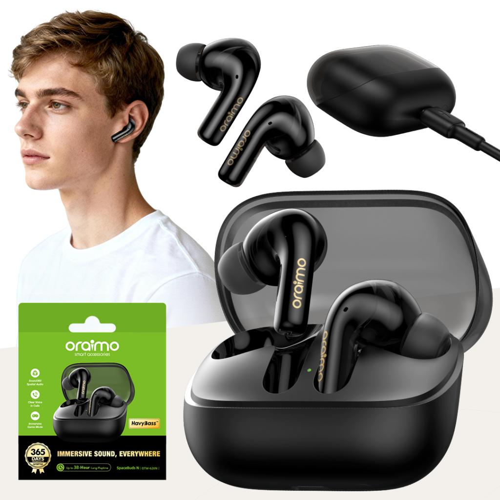 Oraimo ANC Bluetooth 5.4 Wireless In-Ear Headphones