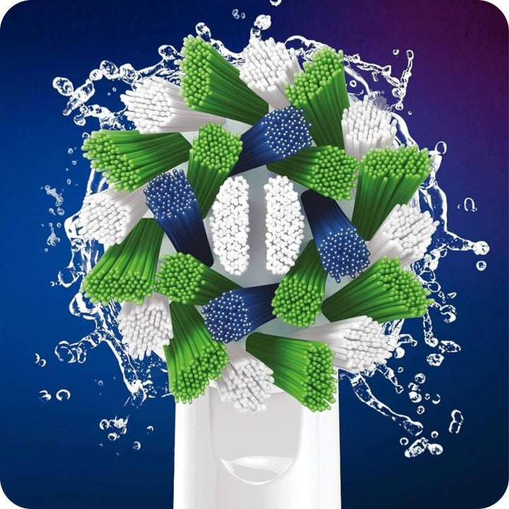 Oral-B Cross Action Original Braun for Toothbrush Elek. 8pcs. Manufacturer code Pro Cross Action Biały (8 szt.)