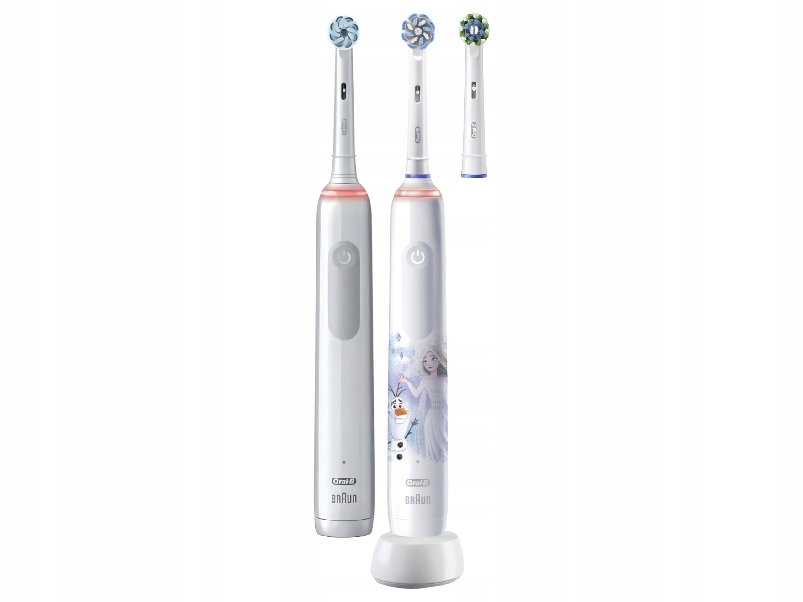 Oral-B Family Edition Pro 3 Electric Toothbrush + Junior Frozen Two-Pack Packaging status original