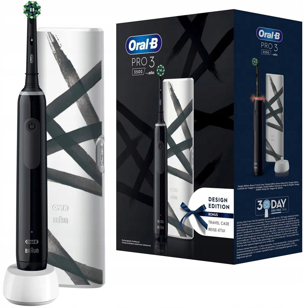 Oral-B PRO 3 3500 Design Edition electric toothbrush with case