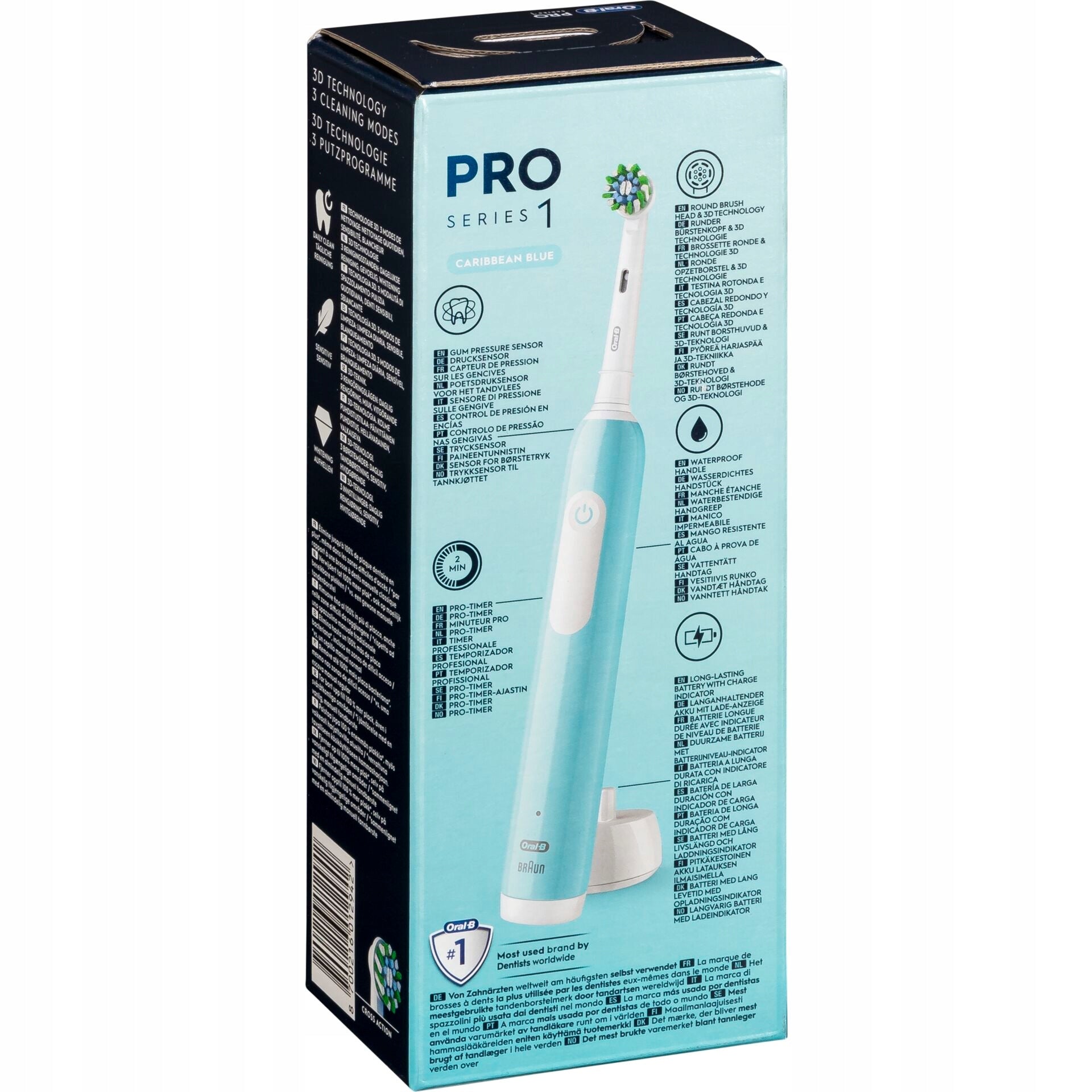 Oral-B Pro 1 Cross Action Caribbean Blue Manufacturer of a medical device Oral-B