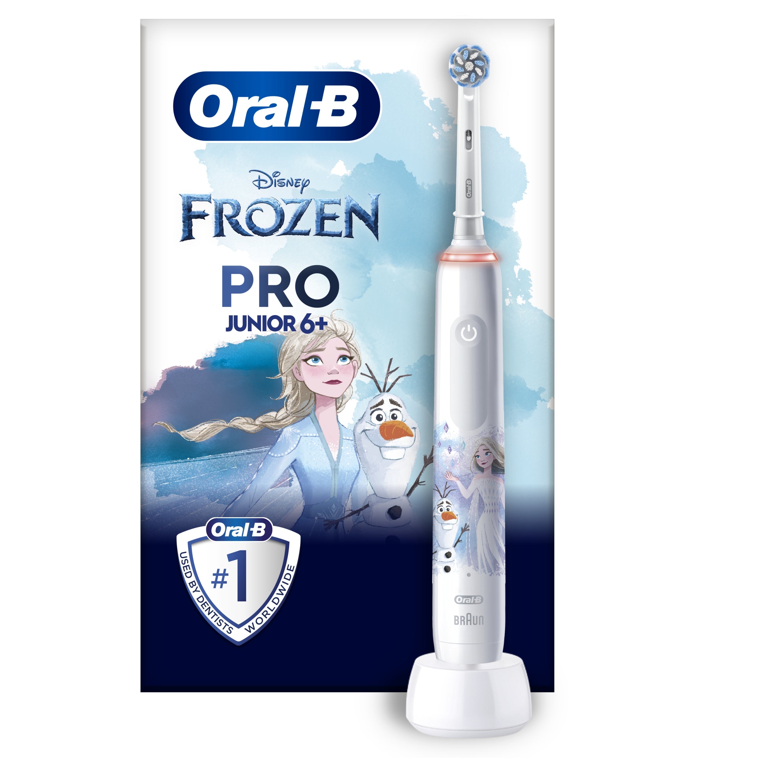 Oral-B Pro Junior 6+ Land of Ice Elsa Electric Toothbrush for Kids