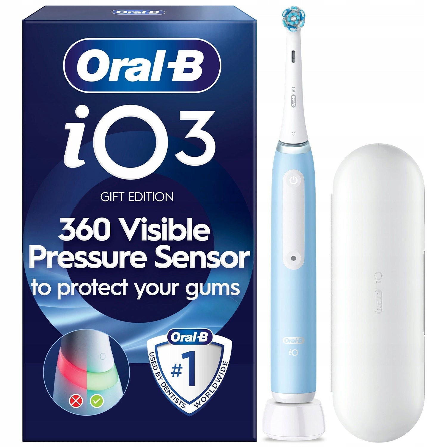 Oral-B Rotating-Pulsating Ice Blue Toothbrush for Kids