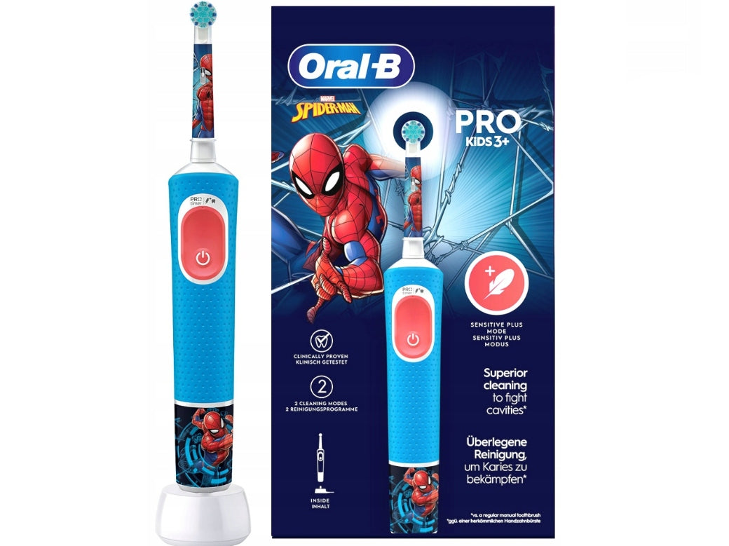 Oral-B Vitality Pro D103 Kids Spiderman Electric Toothbrush for Kids Manufacturer code 5907447616991