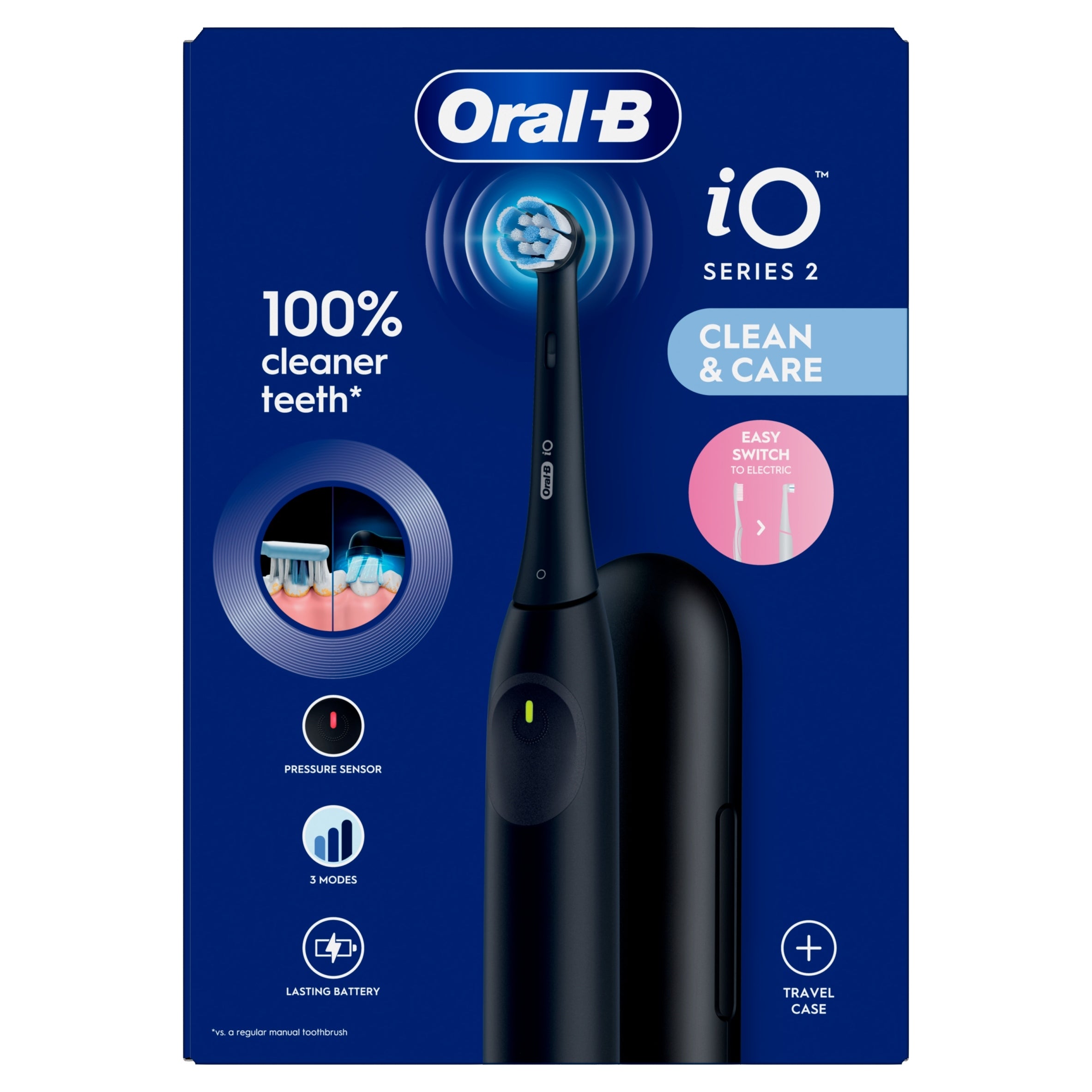 Oral-B iO 2 Night Black Electric Toothbrush Brand Oral-B