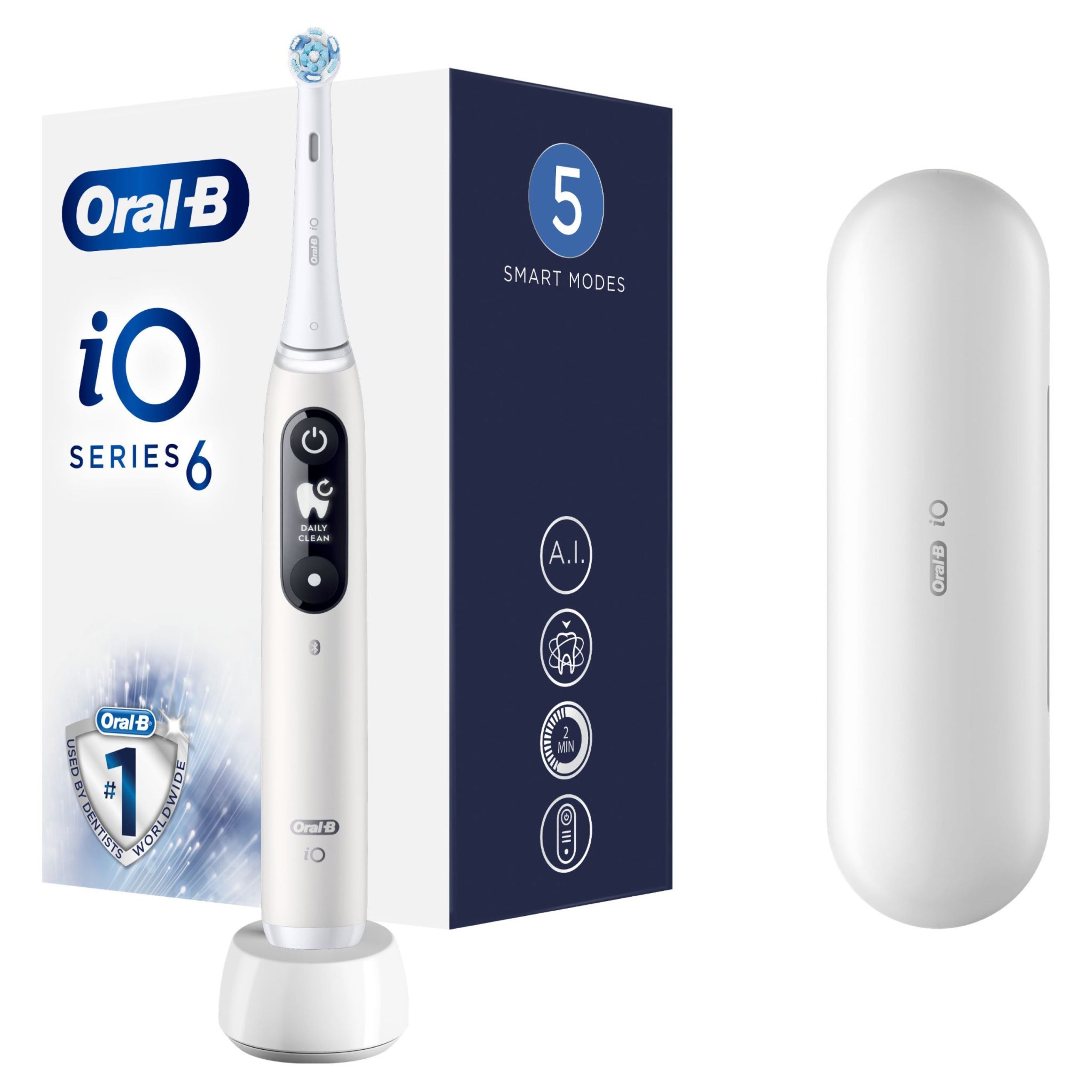 Oral-B iO Series 6 White toothbrush Brand Oral-B