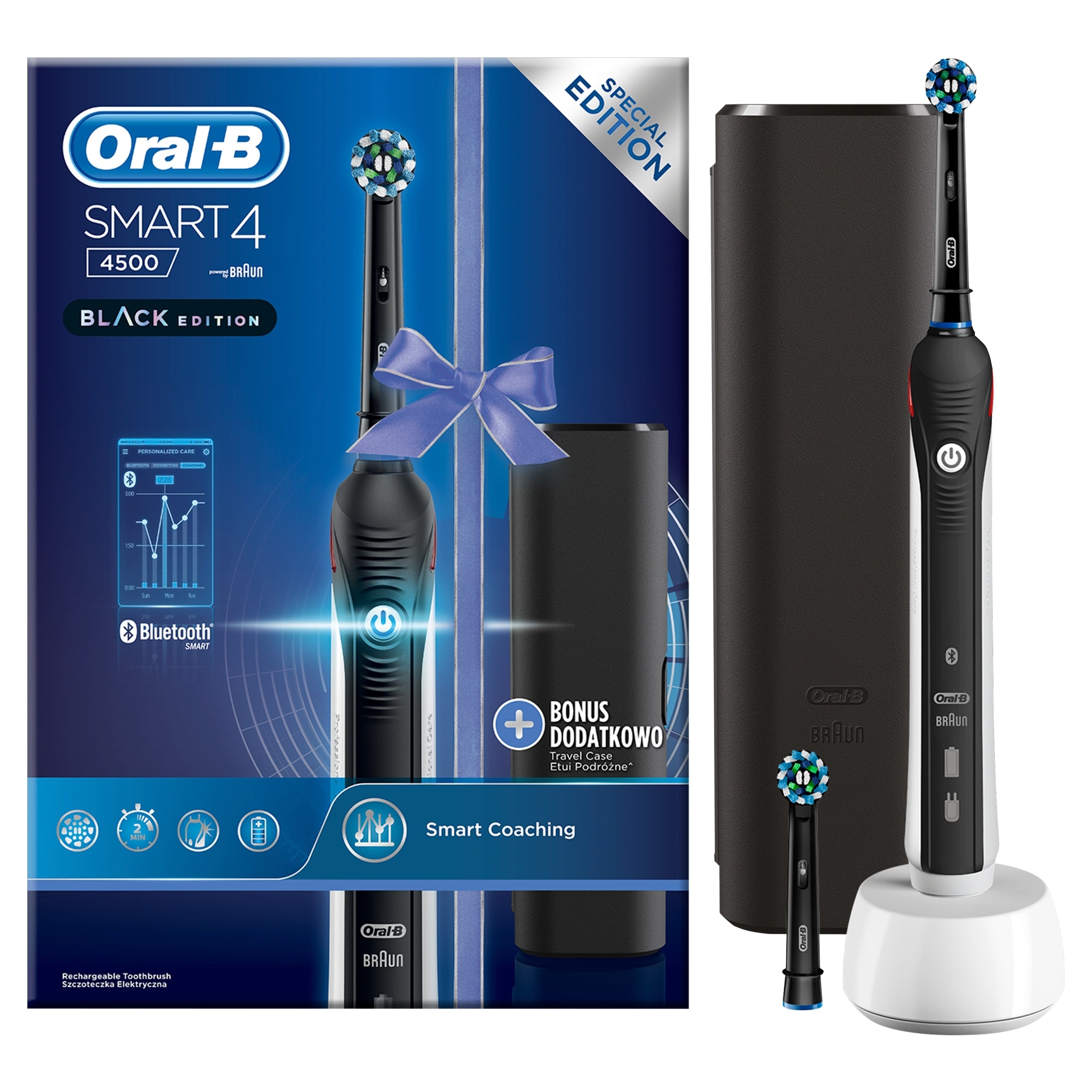 Oral-B original smart 4500 Black with traveling bag EAN (GTIN) 4210201219200