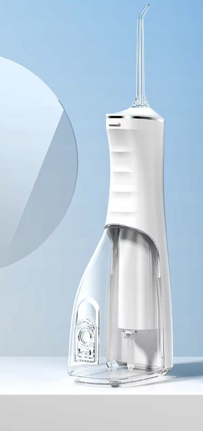 Oral Irrigator, USB Rechargeable Water Irrigator, Portable, Dental Color white
